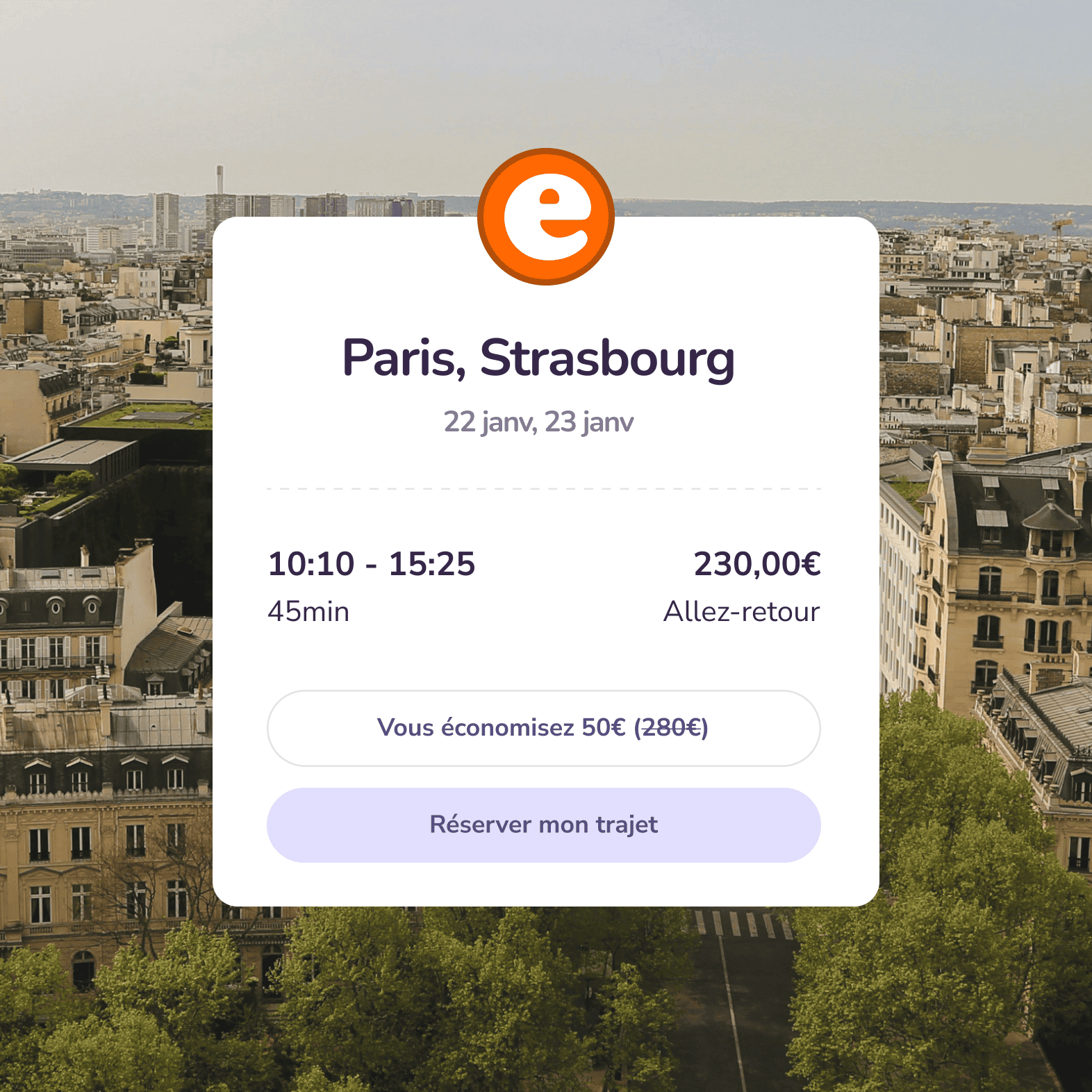 Réservez en moins de 3 minutes